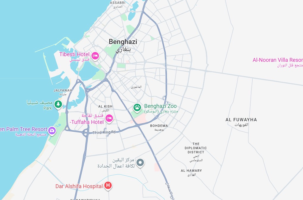 موقع الشركة على الخريطة